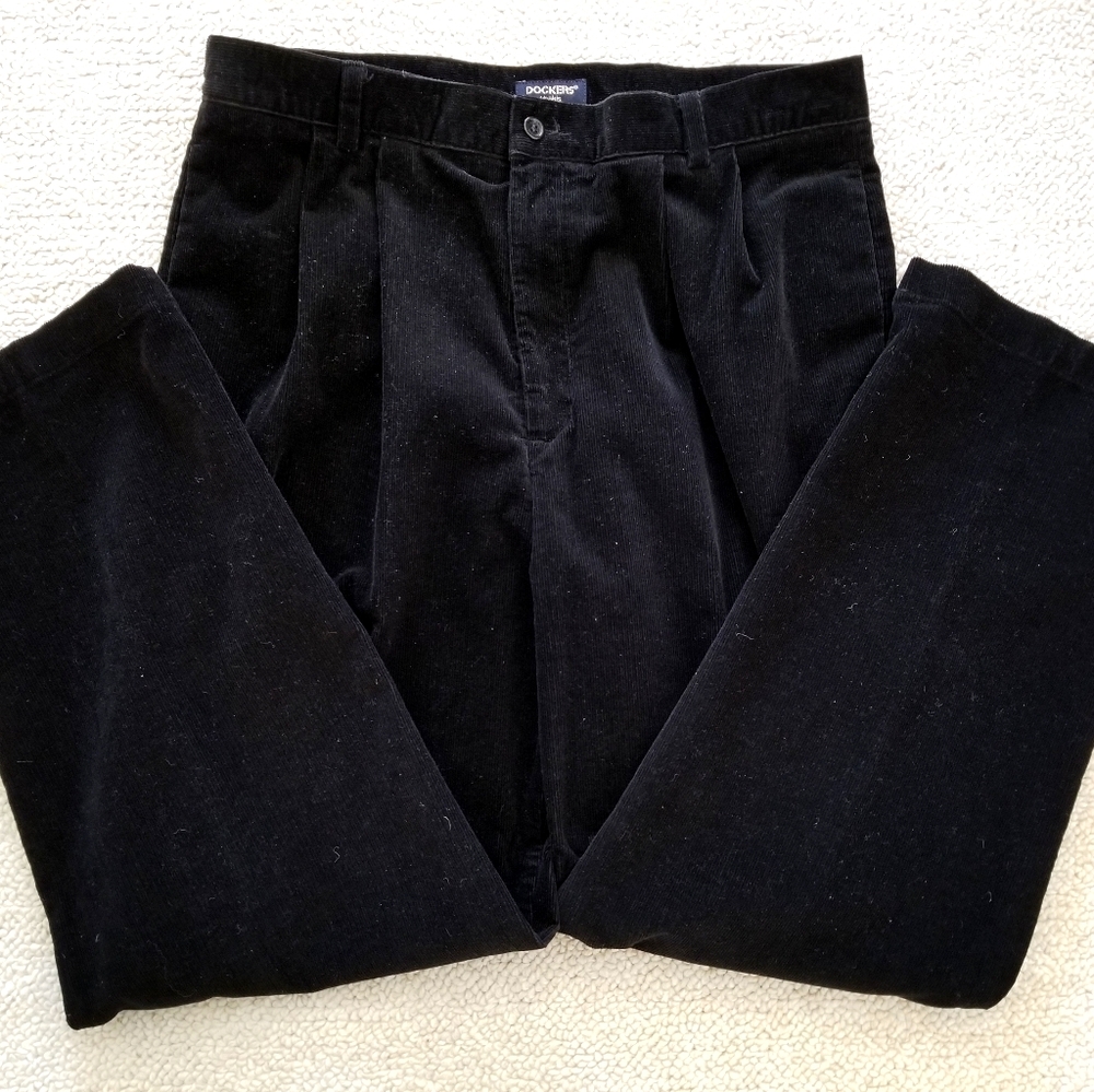 Men's Dockers black cords